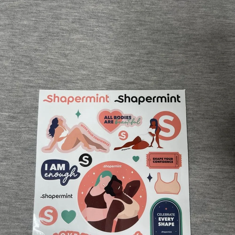 Truekind Shapermint Womanhood Positivity Stickers